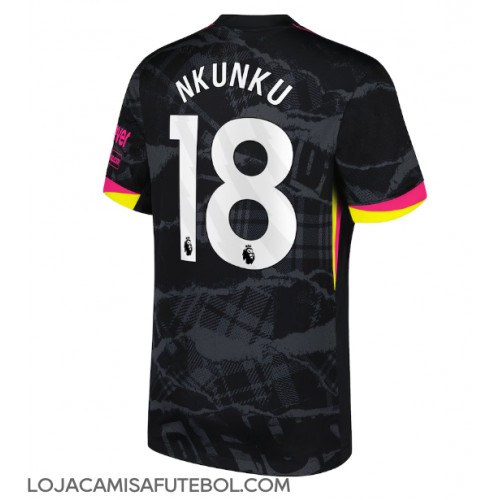 Camisa de Futebol Chelsea Christopher Nkunku #18 Equipamento Alternativo 2024-25 Manga Curta